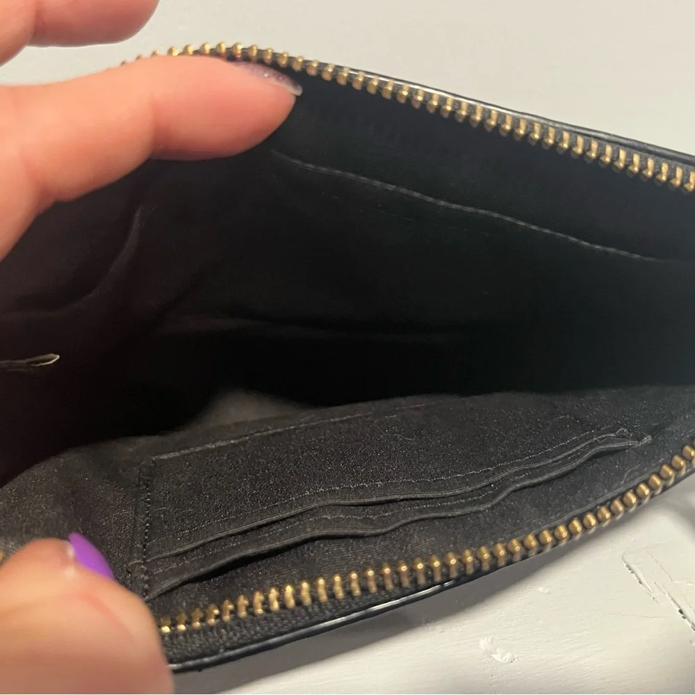 Coach Nolita 19 Quilted Leather Wristlet – Black & Gold Hardware - Picture 9 of 13